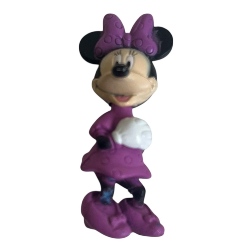 Disney Colorful Character Figurine Set of four Pluto Goofy Donald Minney - Picture 5 of 6